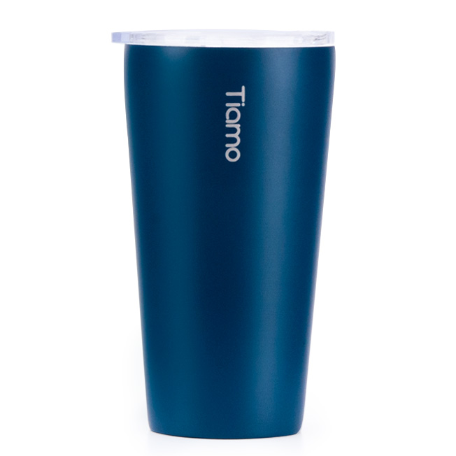 【停產】Tiamo 陶瓷塗層保溫隨手杯 410ml 藍  |【停產】非電器產品