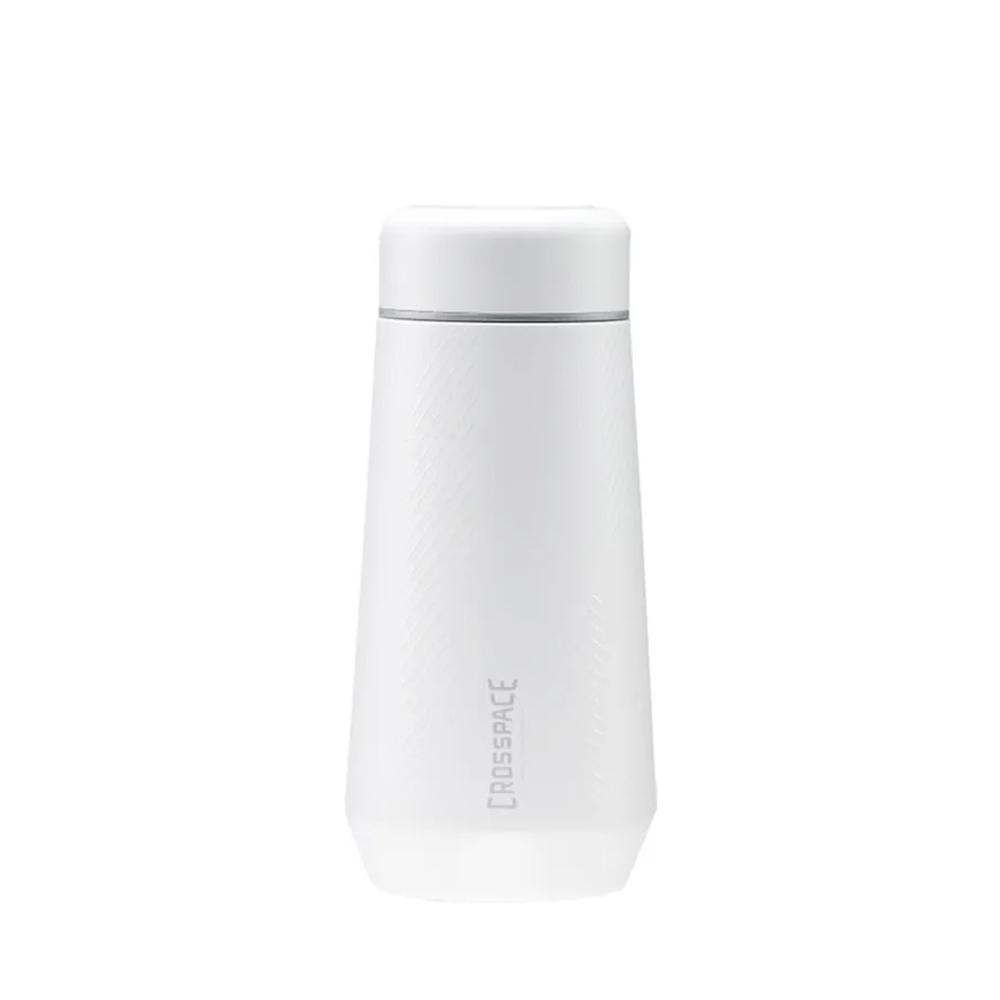 Diamond純鈦保溫瓶 M 300ml 漣漪白  |CROSSPACE 可思創品