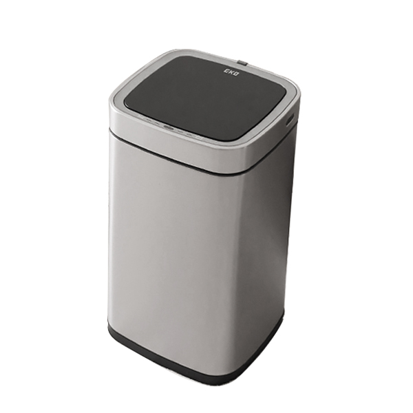 【停產】EKO臻美 感應垃圾桶 15L灰鋼EK9252R-15L  |【停產】商品
